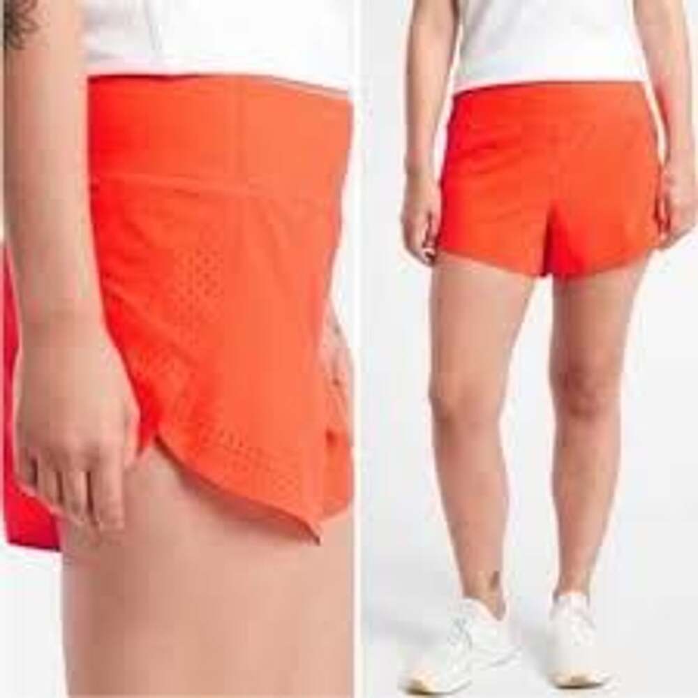 Allyson Felix Athleta Orange Run With It Shorts Size S